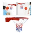 thumbnail image 3 of Juego de aro y red de baloncesto, aro de baloncesto de 17,72 pulgadas para adultos, juegos al aire libre para la comunidad, cancha de juego, patio, 3 of 9