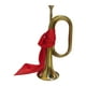 thumbnail image 3 of Trompeta de caballería de latón, instrumento musical de 13 pulgadas, cornetas de trompeta con tela roja para espectáculos, entrenamiento, pro Hugo Trompeta, 3 of 10