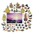 thumbnail image 5 of Wooden Jigsaw Puzzles for Adults - Uniquely Shaped Pieces - made in the USA by FoxSmartBox - 425 Pieces - The Ninth Wave, 5 of 7