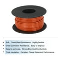 thumbnail image 3 of Uxcell 20 Gauge Silicone Wire 20AWG Electrical Wire Stranded Tinned Copper High Temp Hookup Spool 49.2ft Orange, 3 of 7