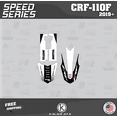 thumbnail image 2 of Kalair GFX Graphics Kit for Honda CRF110F (2019-2024) Speed Series, 2 of 5