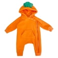 thumbnail image 2 of Conairie Easter Outfits Set For Baby Boys One Onesie Solid Color Long Sleeve Infant Bodysuit My First Easter Baby Boy Clothes Orange 3-6 M, 2 of 9