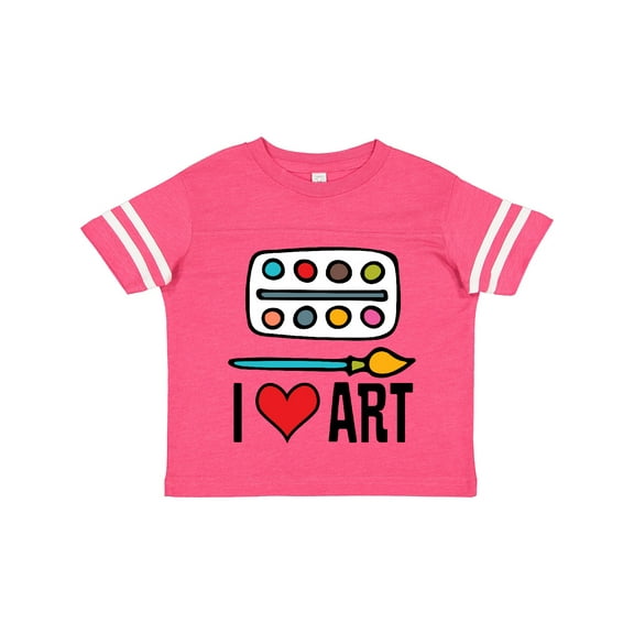 Inktastic Painting I Love Art Boys or Girls Toddler T-Shirt