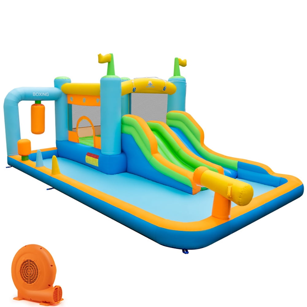 Aimee Lii Giant Inflatable Water Slide for Kids Aged 3-10 (with 750W Blower), Playhouse for Kids Outdoor