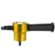 thumbnail image 4 of Doble hoja de metal Nibbler Cutter 360 grados accesorio de taladro ajustable herramienta el Abanopi Abridor de agujeros, 4 of 7