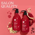 thumbnail image 3 of Luseta Ensemble de Shampooing et Revitalisant pour Cheveux Rouges pour Cheveux Colorés, Sans Sulfates Ni Parabènes pour Éclaircir et Renforcer les Folles avec Extrait de Grenade 2 x 16,9 Oz, 3 of 8