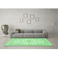 thumbnail image 3 of Ahgly Company Indoor Square Persian Emerald Green Traditional Area Rugs, 4' Square, 3 of 4