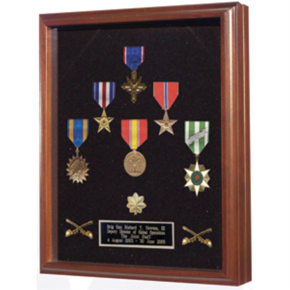 Medal Case Wood shadow box, Shadow box to show all of your med