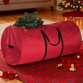 thumbnail image 4 of 60x30 Inch Christmas Tree Storage Container - Heavy Duty Oxford Fabric Zippered Bag for 4.8 Ft Artificial Tree, Extra Large Tote with Handles for Decorations Storage, 4 of 4