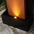 thumbnail image 5 of Zinc Metal Fountain with LED Lights - Rustic Elegance, 5 of 5