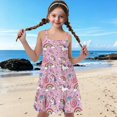 thumbnail image 7 of Uourmeti Cow Print Girls Dresses Spaghetti Strap Summer Dress Cute Midi Tank Twirl Dresses Play Sundress for Kids Girls 3-4T, 7 of 7