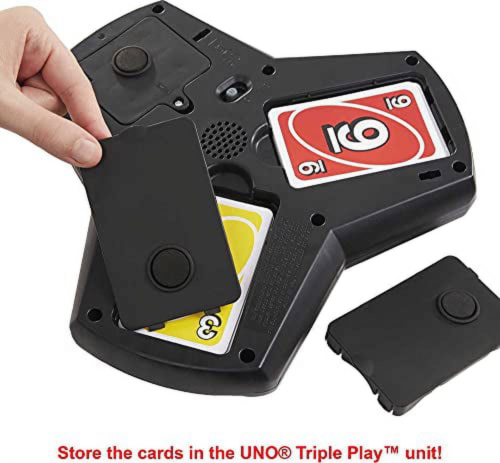 Mattel UNO Triple Play Family Paper Card Game