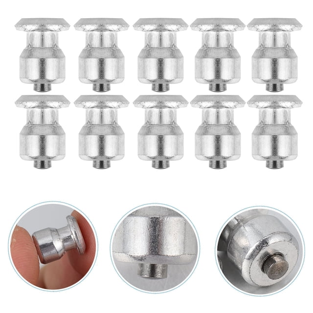 RUNROTOO 50Pcs Winter Tire Snow Spikes with Professional Design for Enhanced Traction