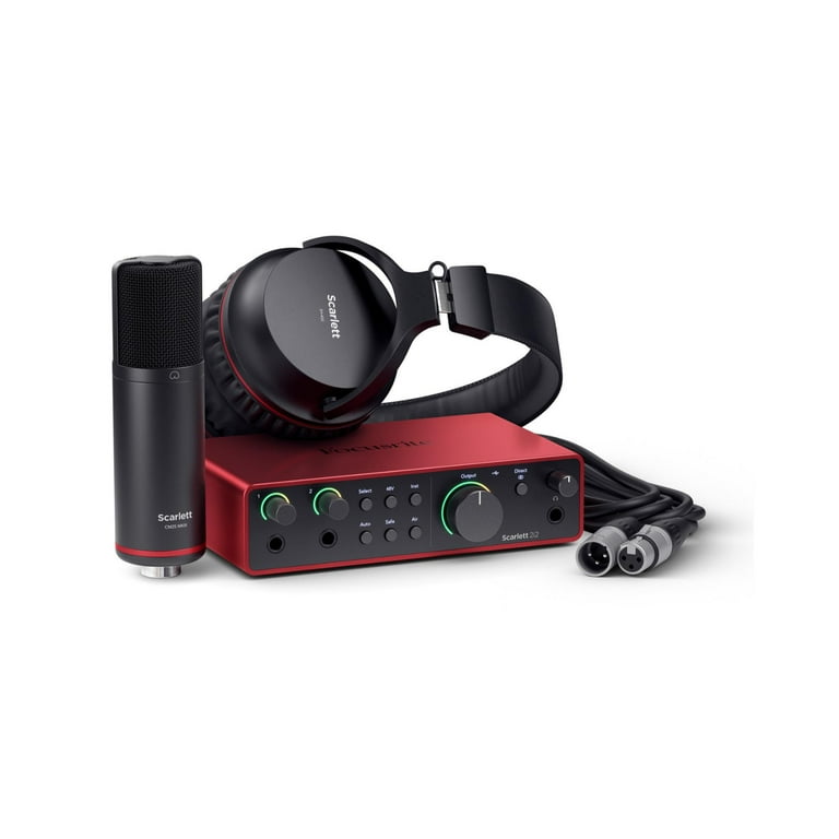 Focusrite Scarlett Solo 4th Gen, 2-in, 2-out USB audio interface 