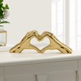 thumbnail image 1 of Love Gesture Hand Sculpture by Torre & Tagus - Gold, 1 of 3