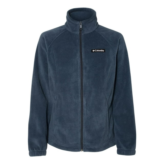 Veste en Molleton à Fermeture Éclair Intégrale Benton Springs pour Femmes, m, Columbia Bleu Marine