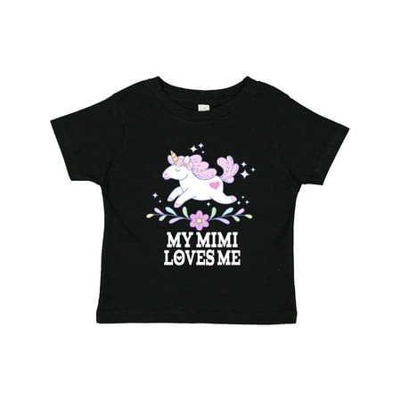 

Inktastic My Mimi Loves Me Unicorn Gift Toddler Toddler Girl T-Shirt