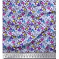 thumbnail image 1 of Soimoi Rayon Fabric Leaves & Bell Floral Print Fabric by The Yard 56 Inch Wide, 1 of 3