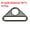 Dark Grey, variant on 1.97" Adjuster Triangle with Bar Swivel Clip D Dee Ring Buckle, 10Pack Dark Grey