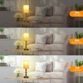 thumbnail image 3 of Touch Crystal Table Lamp, Small Bedside Lamp with USB C+A Charging Port and AC Outlet, 3 Way Dimmable Nightstand Lamp for for Bedroom Living Room, Office, 3 of 8