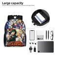 thumbnail image 4 of My Hero Academia BackpackAnime Travel Laptop BackpackCasual BackpackFor College School, 4 of 5