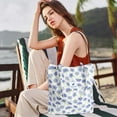 thumbnail image 7 of Ayieyill Corduroy Tote Bag Large for Women Girl Lady Canvas Shoulder Cord Purse and Handbags with Inner Pocket, 7 of 7