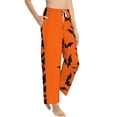 thumbnail image 2 of Balery Halloween Bats print Women's Pajama Pants,Ultra Lightweight Pjs,Lounge Pant-Small, 2 of 9