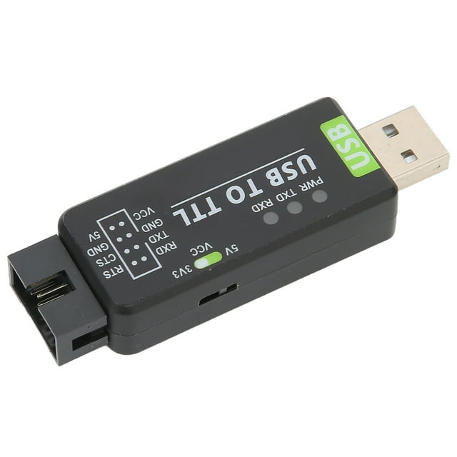 USB To TTL Adapter, FT232RL Industrial Multiple Protection Circuit Multi System USB To TTL Converter Compatibility Computer Accessories