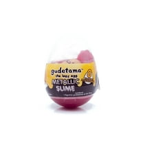 Gudetama The Lazy Egg Metallic Slime & Mini Figure | Red