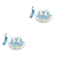 thumbnail image 2 of xinxixnxx Soft Rabbit Vest Harness Leash Set Costume for Small Animals Ferret Blue M 2Set, 2 of 6