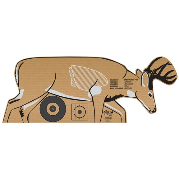 Ez Aim Cardboard Deer Shooting Target, Folded