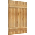 thumbnail image 2 of 26 7/8"W X 33"H Timbercraft Five 5 3/8" Boards Joined Board-N-Batten Shutters, Rough Sawn Western Red Cedar (Per Pair), 2 of 13