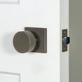 thumbnail image 2 of Viaggio Qadmltclo_Psg_234 Motivo Solid Brass Passage Door Knob Set - Black, 2 of 7