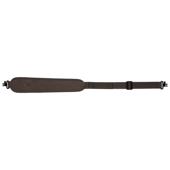 Browning Range Pro Sling Rubberized Non-Slip Backing Metal Swivals - Olive