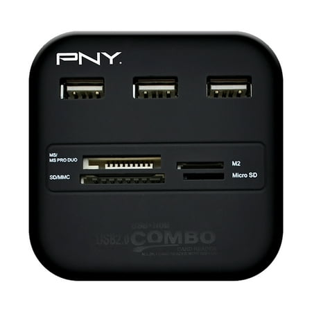 PNY USB 2.0 Memory Card Reader for SD/MMC/M2 Cards