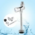 thumbnail image 3 of Qiilu Flush Valve,Toilet Urinal Flush Valve Button Type Manual Delay Automatic Shutoff           , Bathroom Urinal Valve, 3 of 8