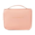 thumbnail image 5 of Multifunction Portable Travel Toiletry Bag Japanese Style Cosmetic Makeup Pouch Toiletry Organizer Wash Bags (Pink), 5 of 7