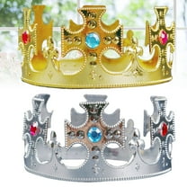 HONITANO 2Pcs Tiara and Prince Crown Hats for Kids Birthday Crown for Holiday Accessory