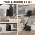 thumbnail image 3 of 2 Pack Bote de Basura Inteligente con Sensor 14L para Baño y Cocina PrettyCare Negro, 3 of 10