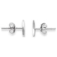 thumbnail image 2 of Mystigrey Moon and Sun .925 Sterling Silver Plated Rhodium Stud Earrings for Women, 2 of 9