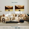 thumbnail image 4 of Elephant Stock Lake Moose Wall Art - Horizontal Canvas Wall Art - Living Room Wall Decor - Animal Canvas - Beige And Brown Decor - 45" x 30", 4 of 8