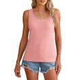 thumbnail image 7 of Drses Women's Tank Tops Womens Casual Round Neck Blouses Short Sleeve T Shirts Loose Tops Womens Summer Tops, 7 of 7