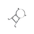 thumbnail image 3 of Wweixi Sangle Murale pour Cheminée Anneau Fendu Support Extérieur Cheminée Intérieur Argent Dia 18cm, 3 of 6