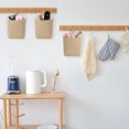 thumbnail image 2 of Storage Woven Storage Bag, 3 Pieces Hanging Organiser Hanging Bag Storage Basket Hanging Bathroom Storage Bag for Keys, 2 of 7