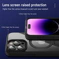 thumbnail image 3 of For iPhone 12 Pro/12 Phone Case, Compatible With Magsafe Lens Screen Raised Protection Transparent No-Yellowing [Hidden Kickstand] Shockproof  Phone Case for iPhone 12 Pro/12, Black, 3 of 9