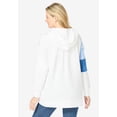 thumbnail image 4 of Woman Within Plus Size Color Block Hoodie Sweatshirt, 4 of 4