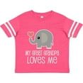 thumbnail image 3 of Inktastic My Great Grandpa Loves Me Boys or Girls Toddler T-Shirt, 3 of 5
