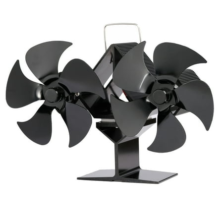 

Fireplace Fan Double-headed Silent Thermal Heating Stove Fan