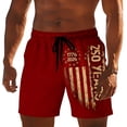thumbnail image 3 of Letdown American Flag Print Cargo Shorts for Men Patriotic 1776-2026 Summer Shorts Casual Multi-Pocket Short Pants Comfy Outdoor Sports Stylish Bottoms Independence Day Father's Day, 3 of 5