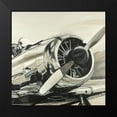 thumbnail image 2 of Atelier B Art Studio 20x20 Black Modern Framed Museum Art Print Titled - Vintage Aircraft, 2 of 5